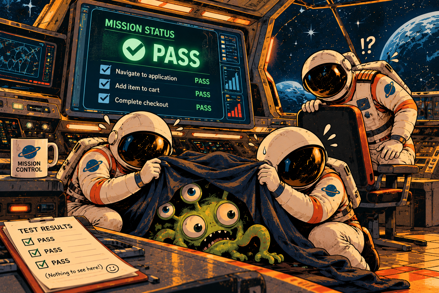 Too Smart to Fail: When Testing Agents Work Around Bugs